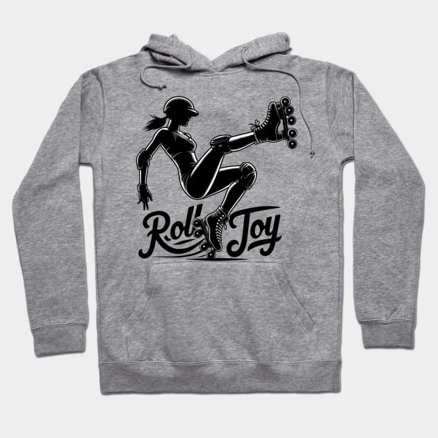 Roller Skates Hoodie by Vehicles-Art